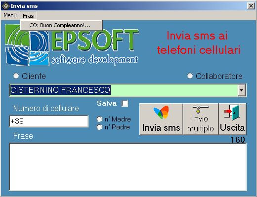 Gestione SMS Software Ludoteca, Asili Nido e Baby Barking